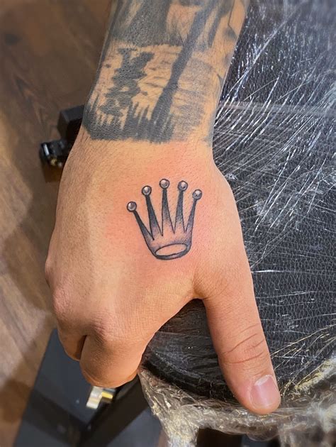 rolex tattoo crown